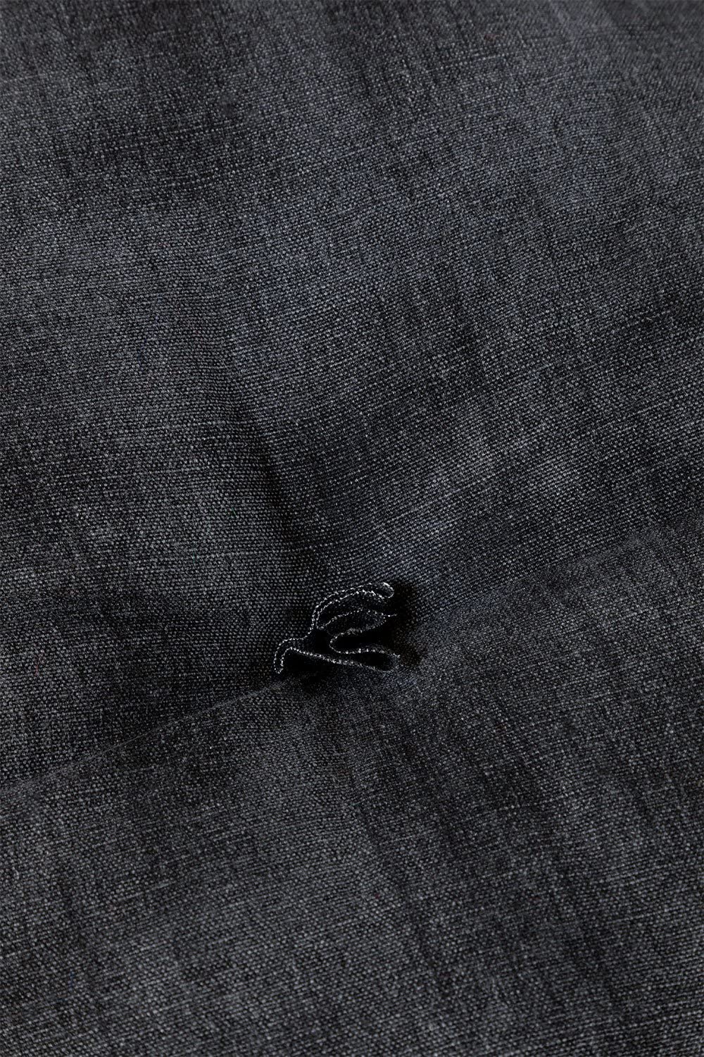 Sklum Dhel Cuscino Divano in Cotone Grigio Grafite