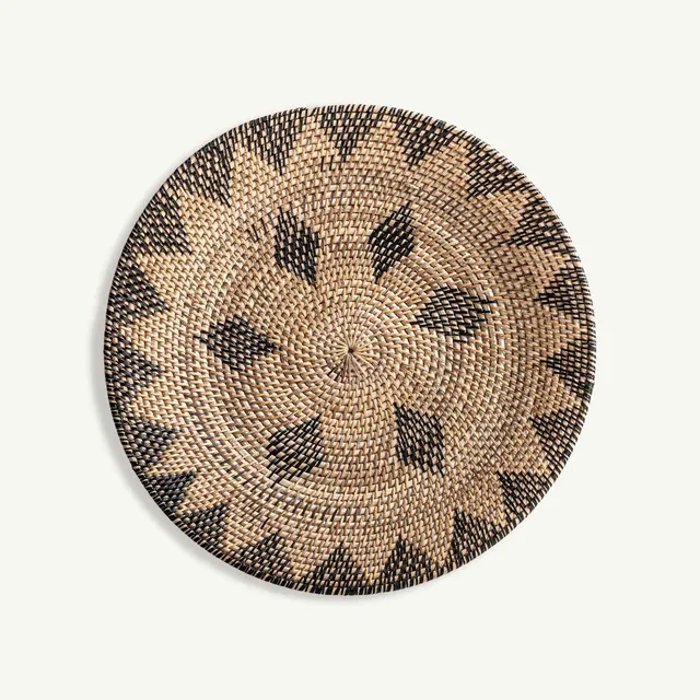 Bambua piatto decorativo rattan naturale