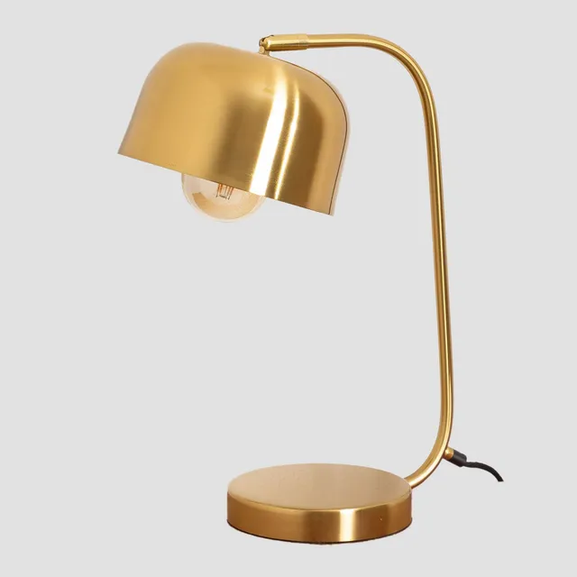 Sklum Koner Lampada da Tavolo Oro 44,5 cm in Ferro