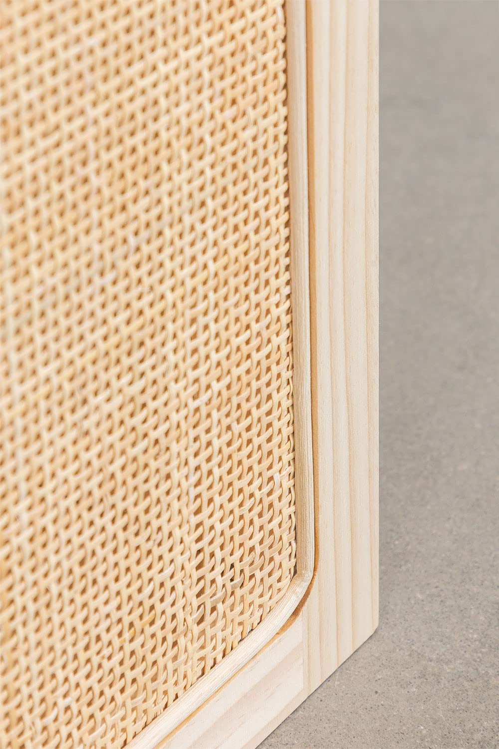 Sklum Reyna baule 40 cm in legno e rattan