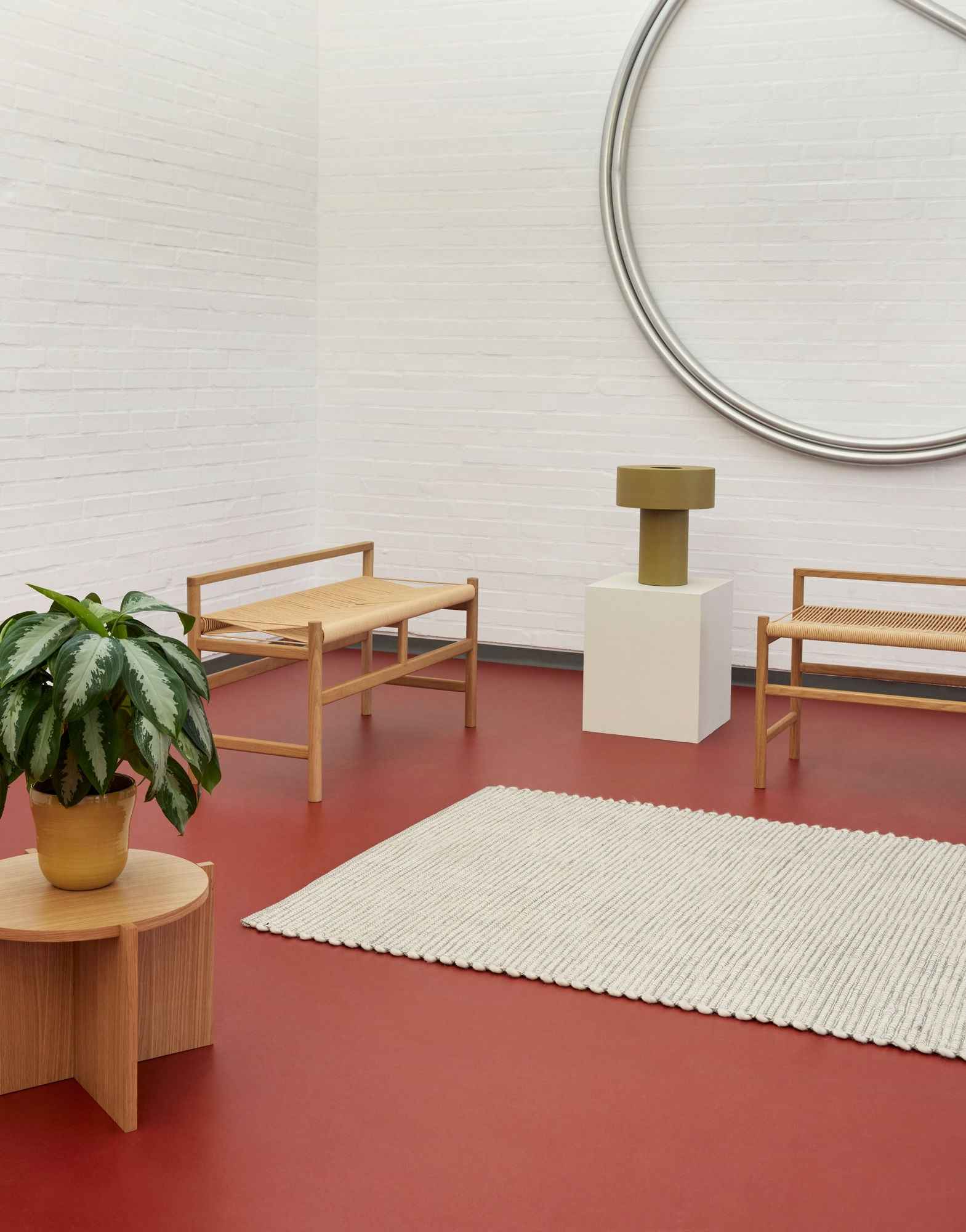 Bambua Heritage Bench Large panca rovere natural