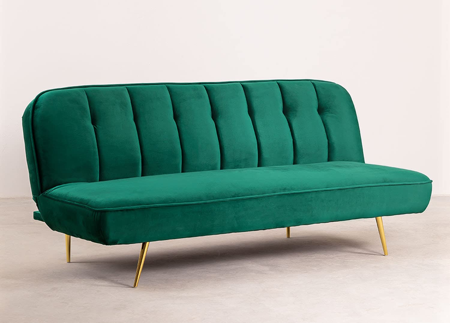 Sklum Ellmy divano letto 3 posti velluto clic-clac