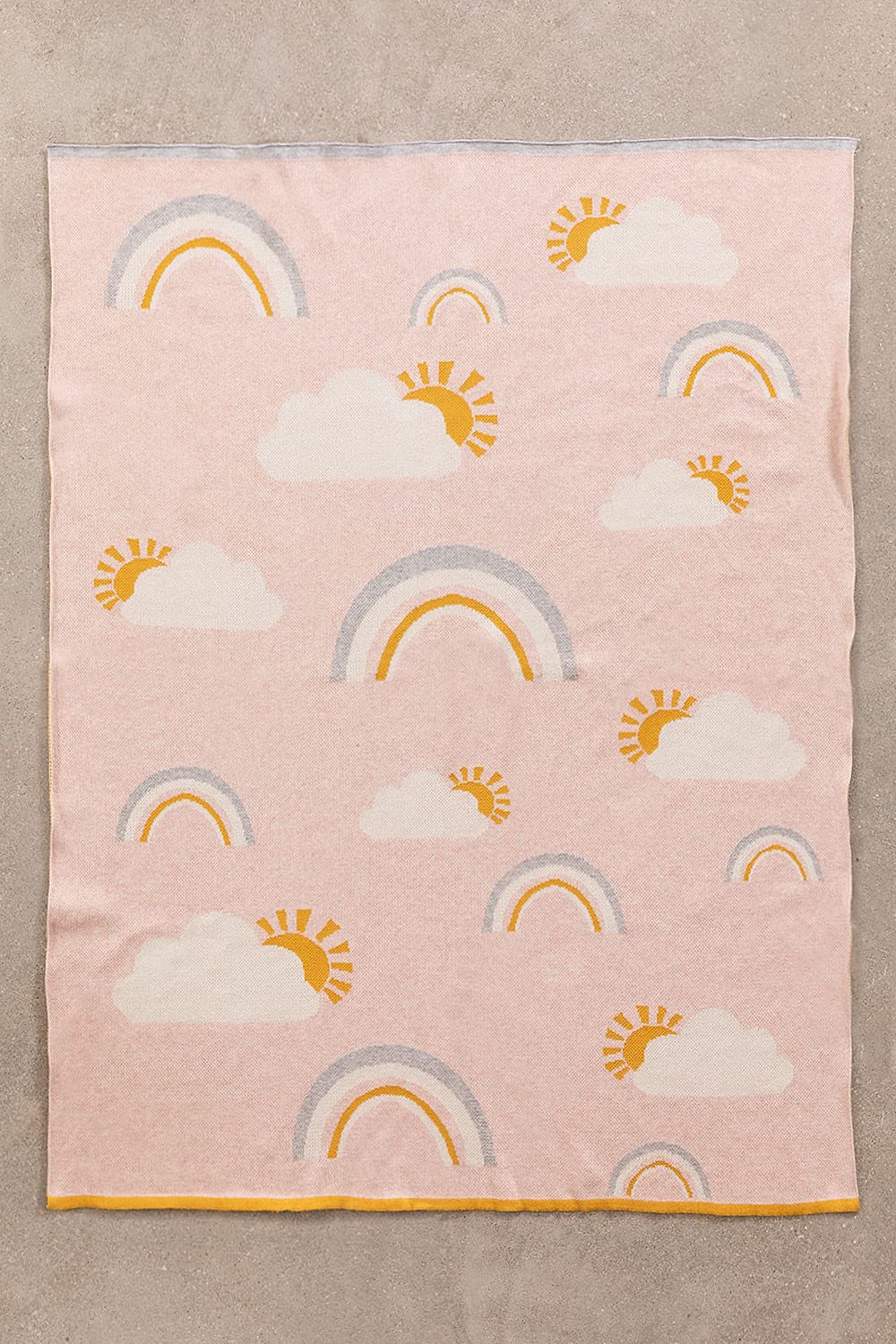 Sklum Ellie Kids Coperta Cotone Rosa Quarzo 77x105 cm