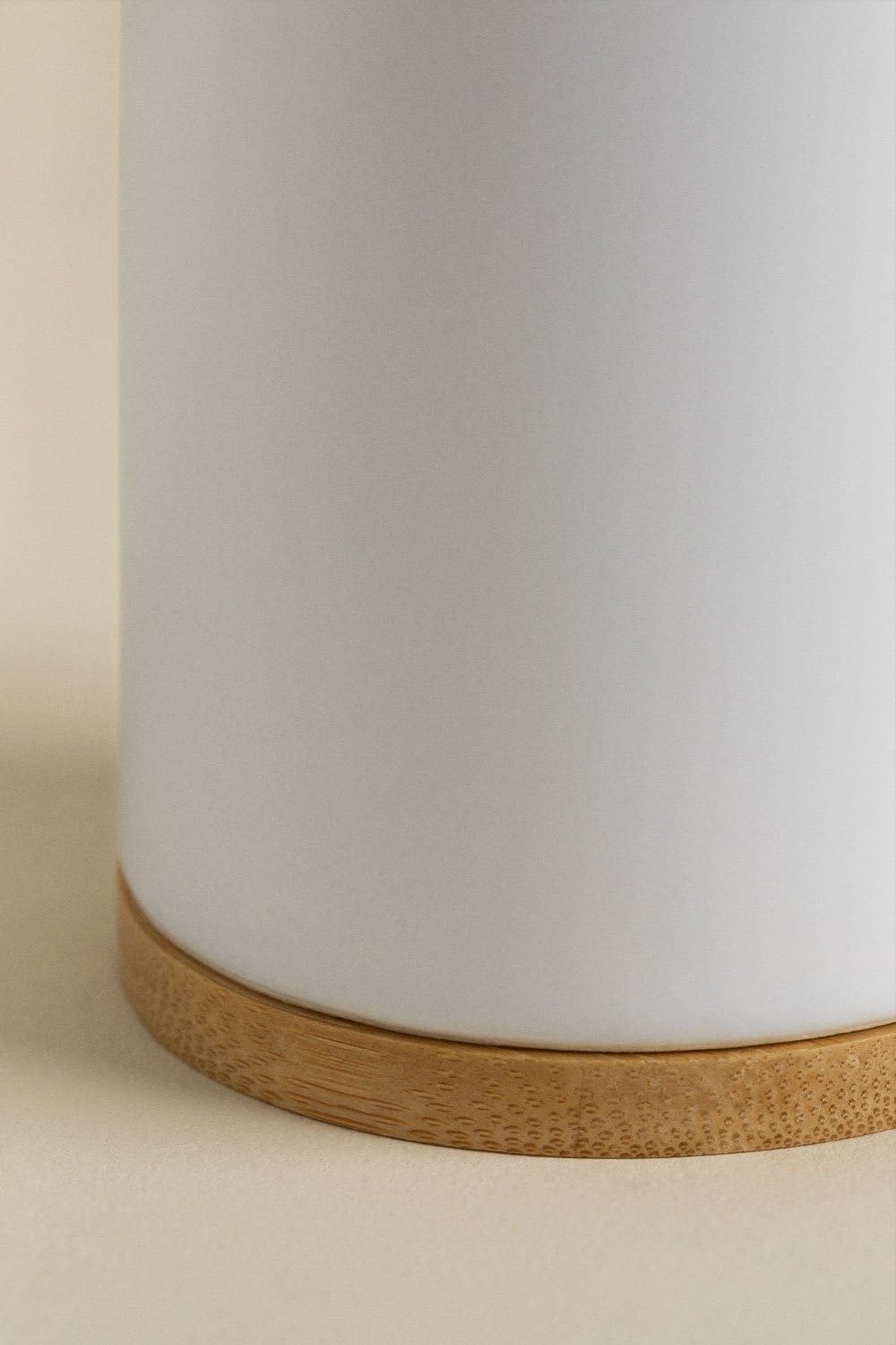 Sklum Elvan portaspazzolino ceramica bambù Ø7 cm