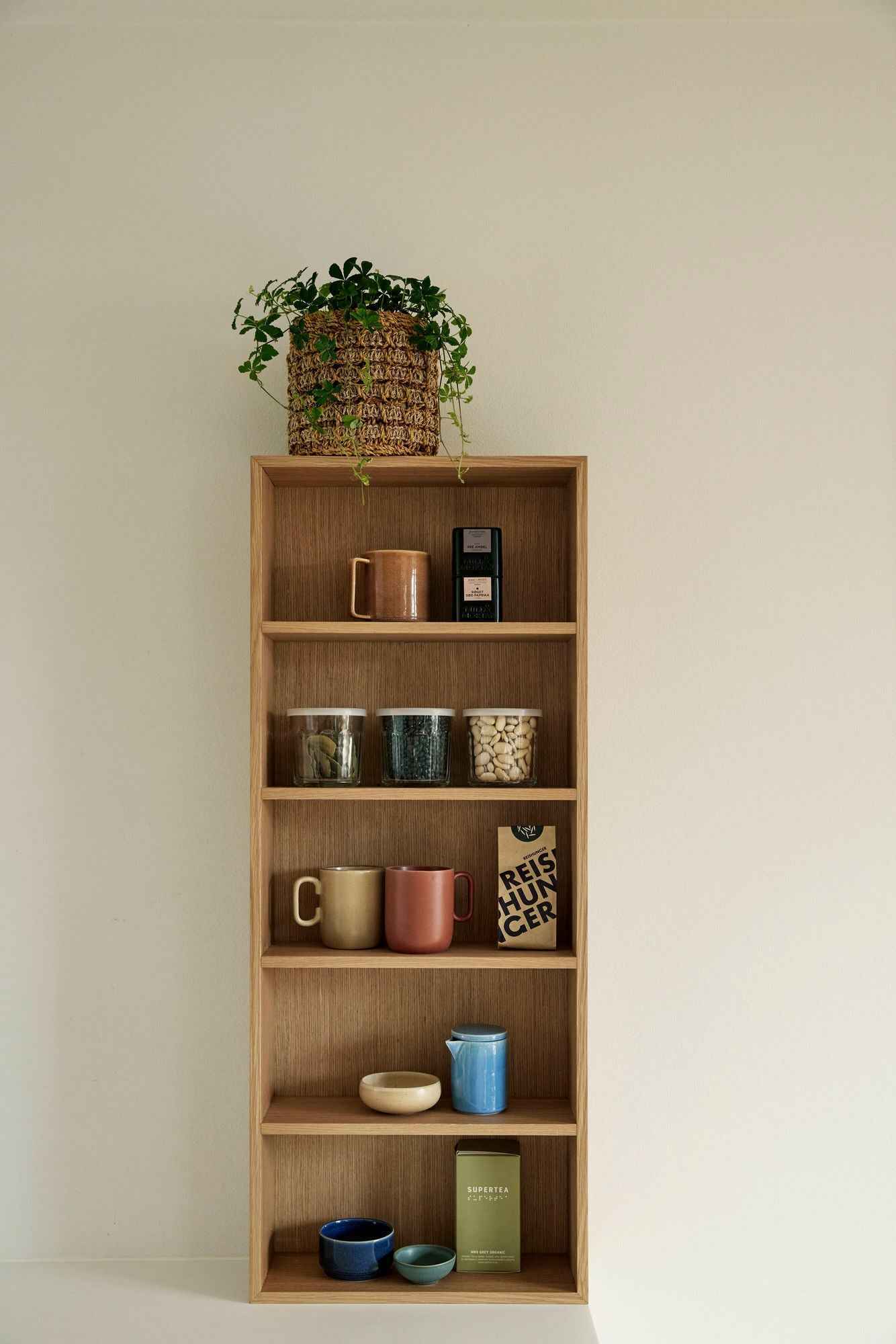 Bambua Pine cesti in abaca set 2 pezzi multicolore