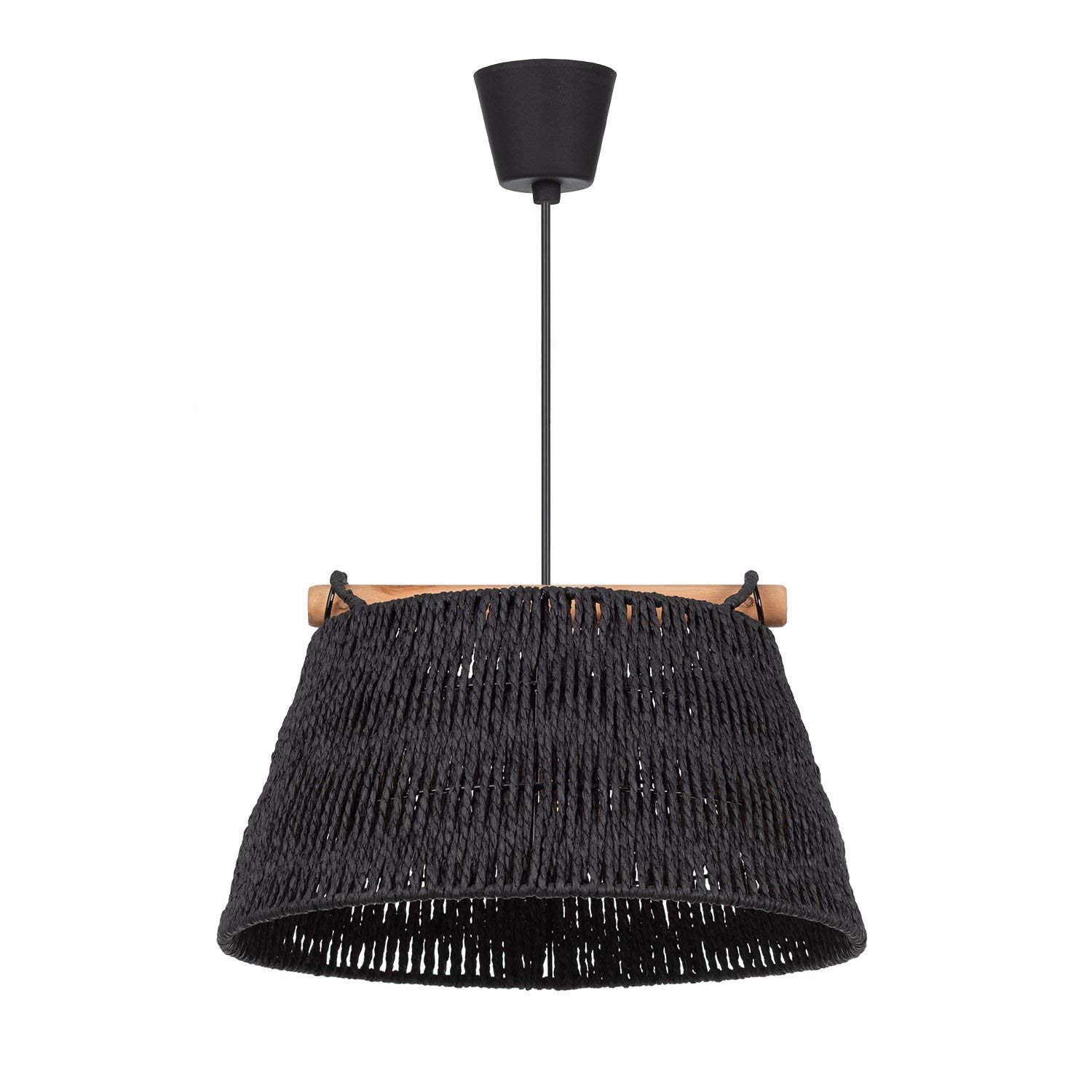 Sklum Druk lampada a soffitto carta nero Ø40 cm