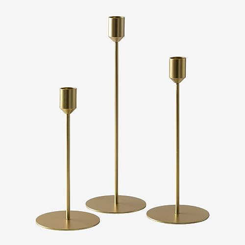 Sklum Enoch set 3 portacandele in ferro altezze diverse