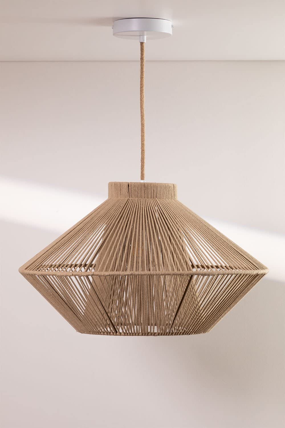 Sklum Ufo lampada a sospensione 50 cm corda di cotone