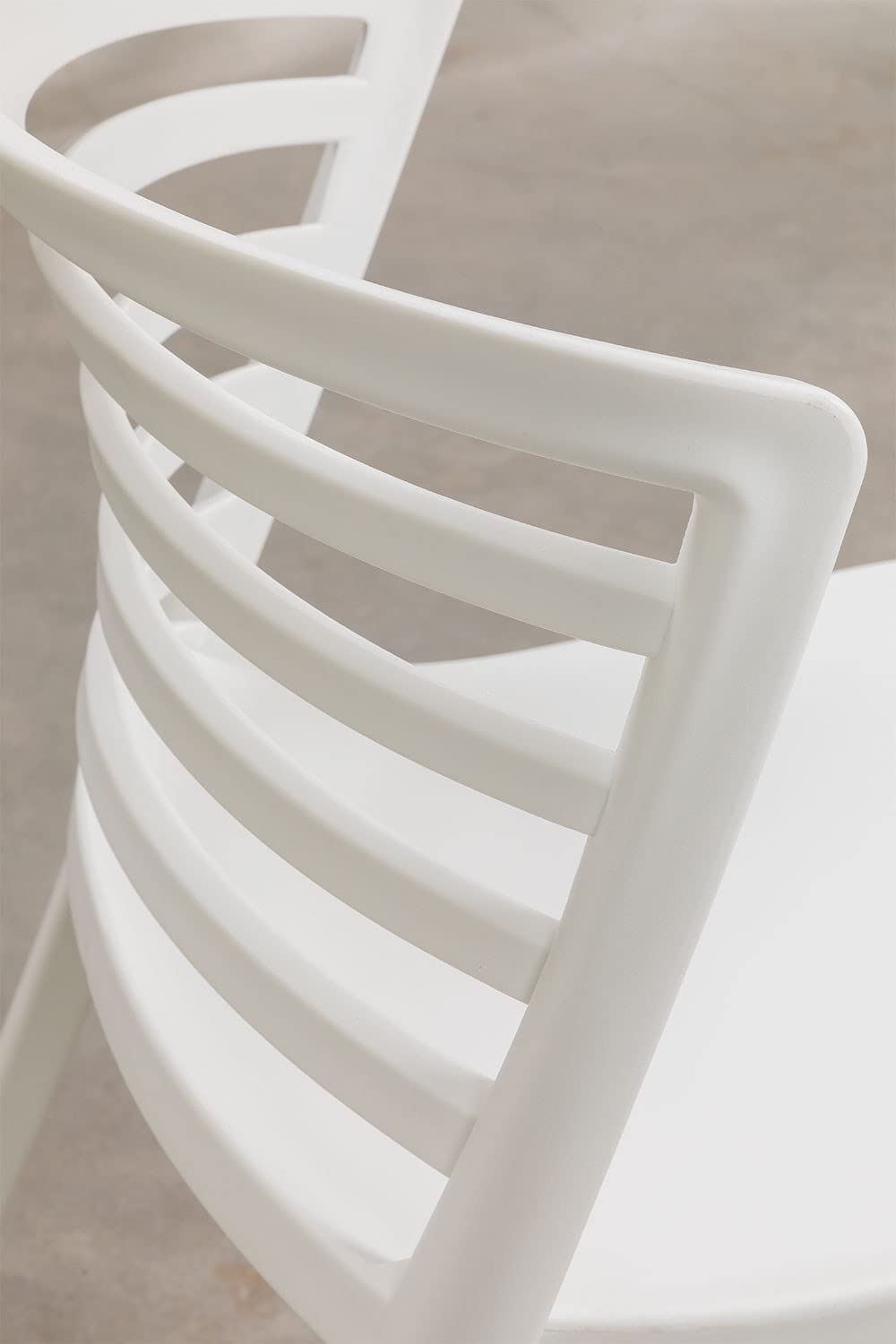 Sklum Mauz sedia giardino bianco 2 pezzi impilabile