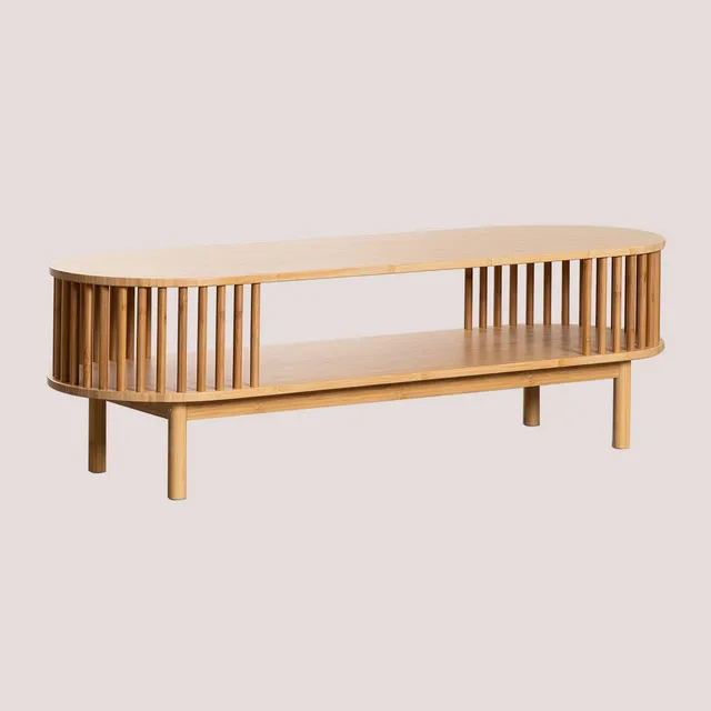 Sklum Connery Natural tavolino in bambù 120 cm