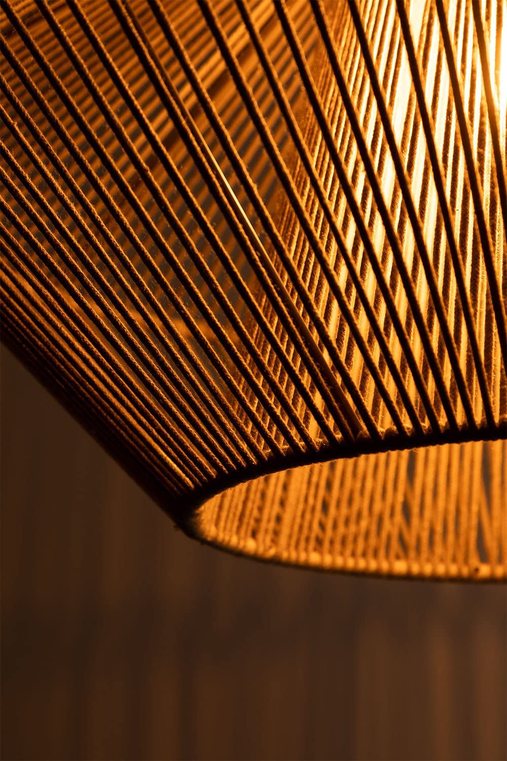 Sklum Ufo lampada a sospensione 50 cm corda di cotone
